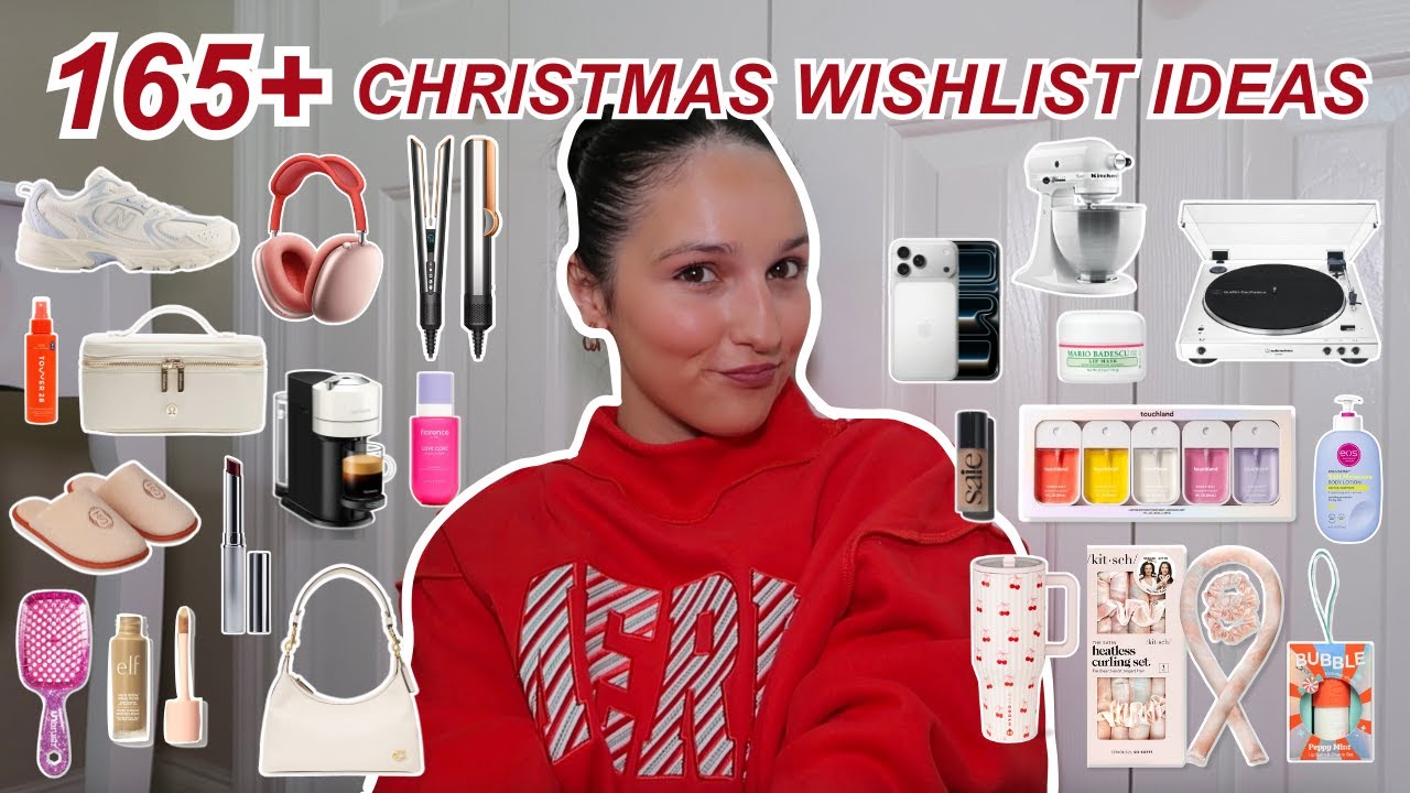 165+ CHRISTMAS WISHLIST IDEAS FOR 2025 (beauty, clothes, tech, accessories, shoes, men - gift guide)