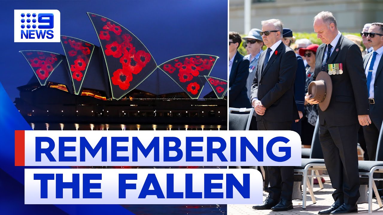 Remembrance Day takes place across the country | 9 News Australia