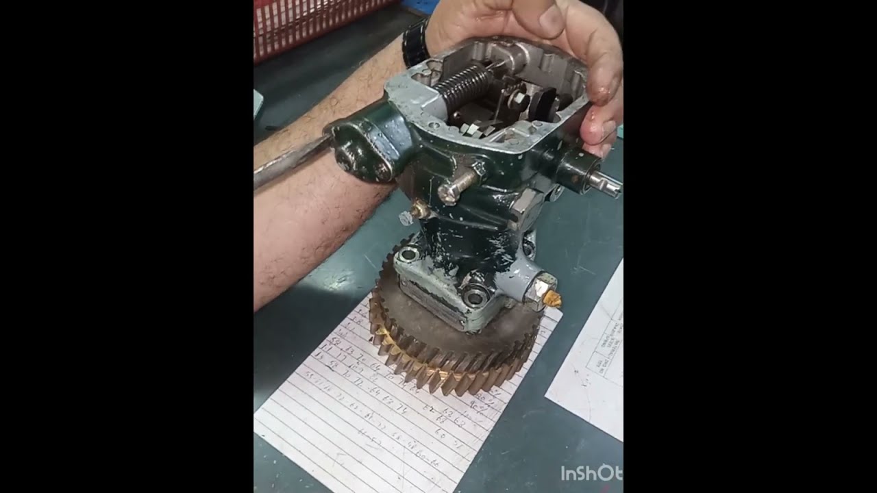 dismantling of PSG wood word Governor's hydraulic and flyweight systems One by one Part two
