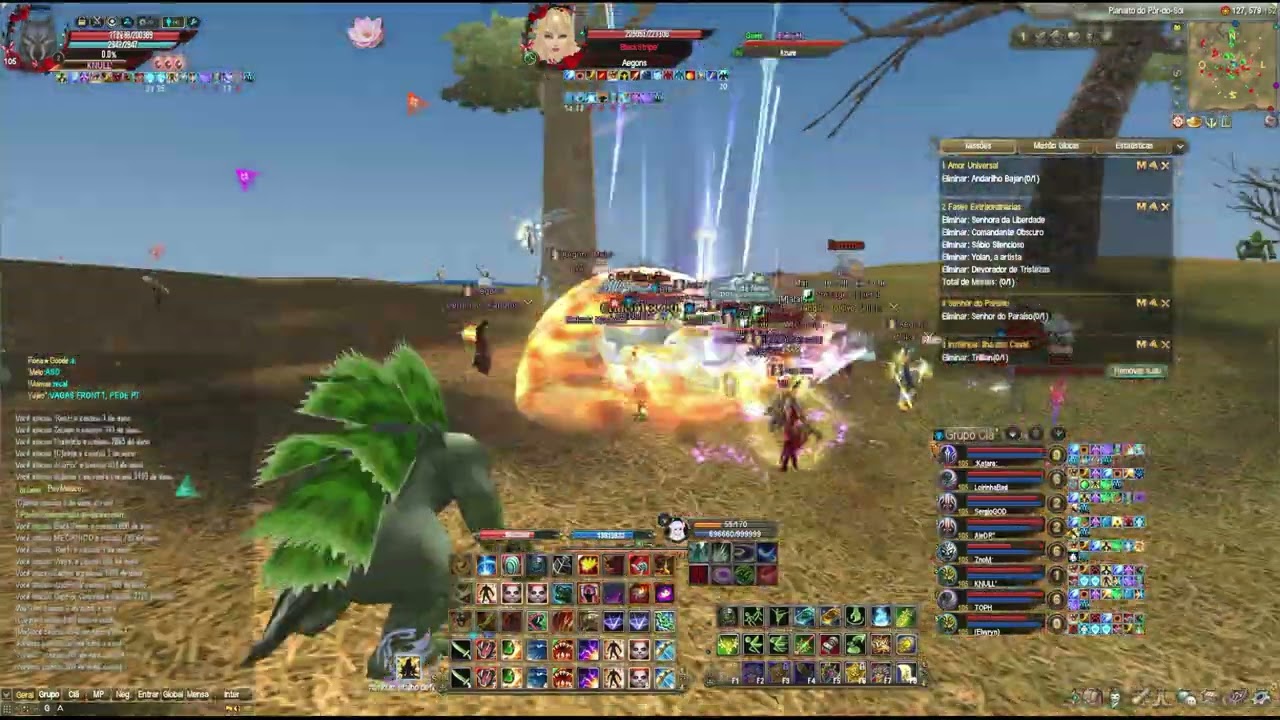KNULL' tankando dois clãs T1 - PVPzão 26-02-26 (AZ + KL vs AG + PSG)
