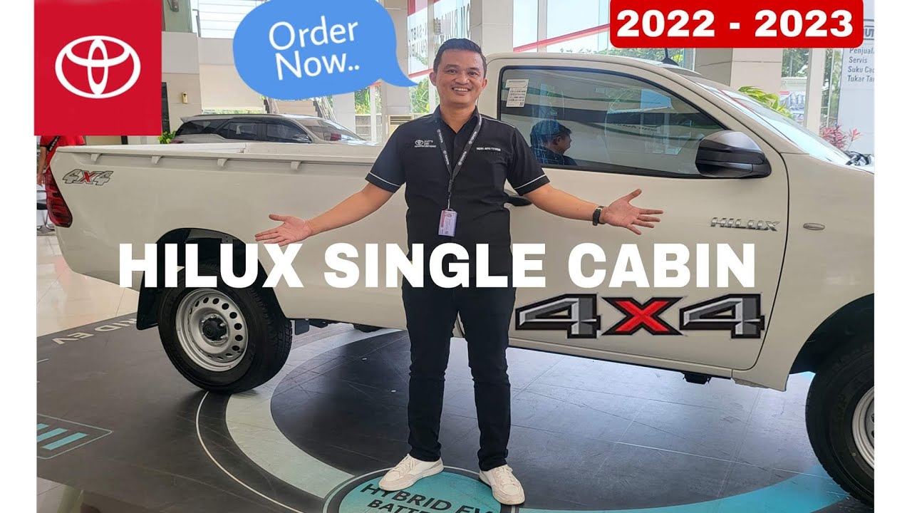 Toyota Hilux Single Cabin 4X4 Diesle Manual 2022  - 2023 | Eksterior & Interior