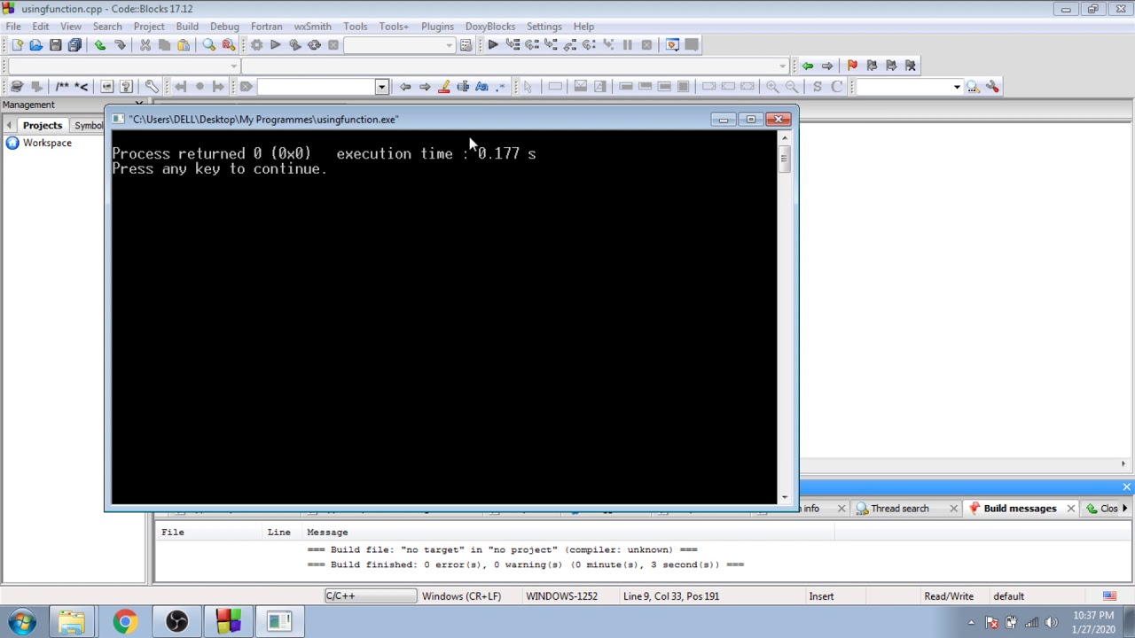 Programming   Defining function