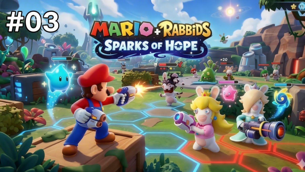 MARIO + RABBIDS SPARKS OF HOPE #03 -  ZERAMOS A PRAIA DO LUZEIRO! 🌊🔥