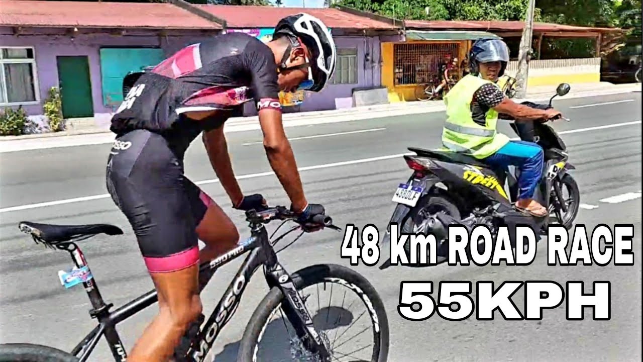 SOLO BREAKAWAY 55KPH PAANO NAKAWALA SI Michael Lopez sa ROAD RACE 48km