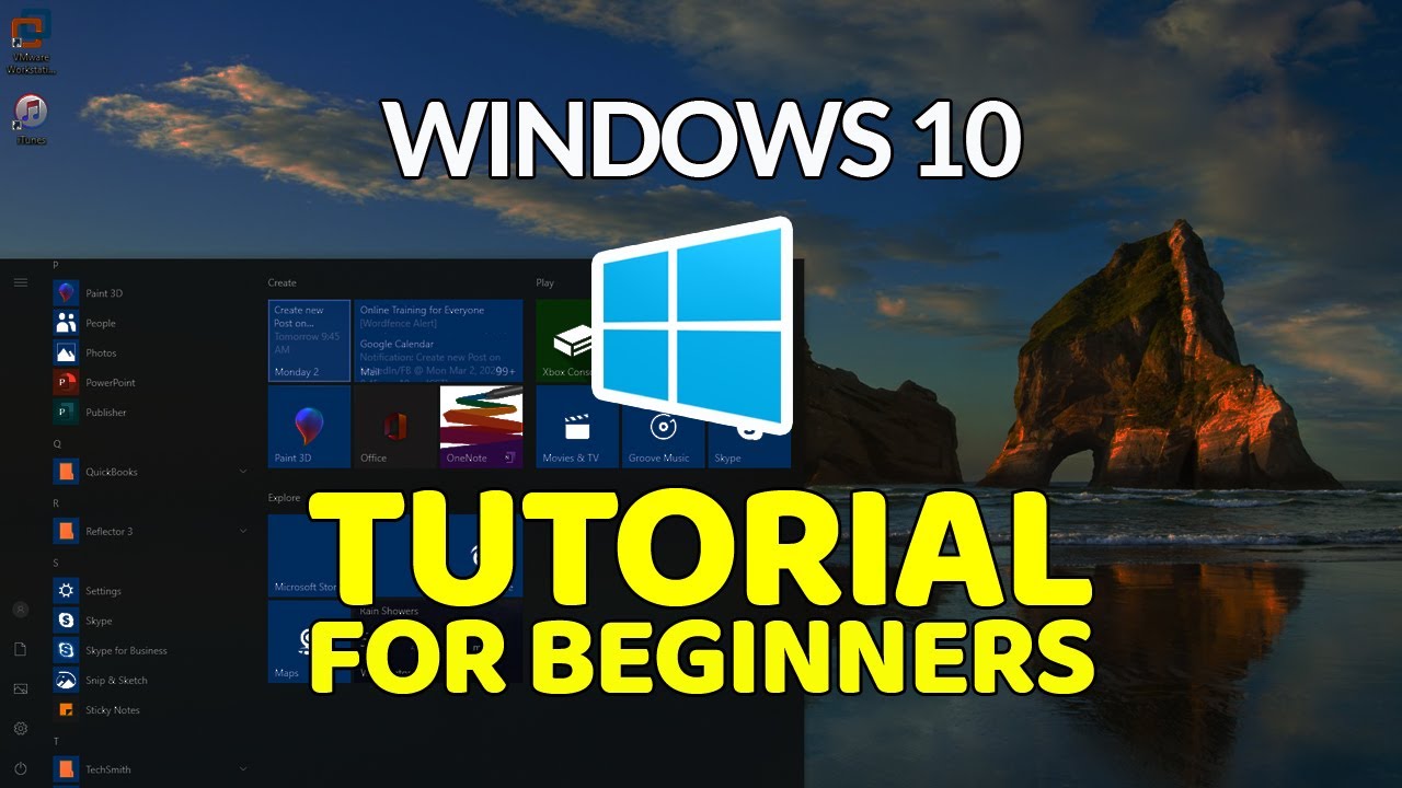 WINDOWS 10 TUTORIAL FOR BEGINNERS
