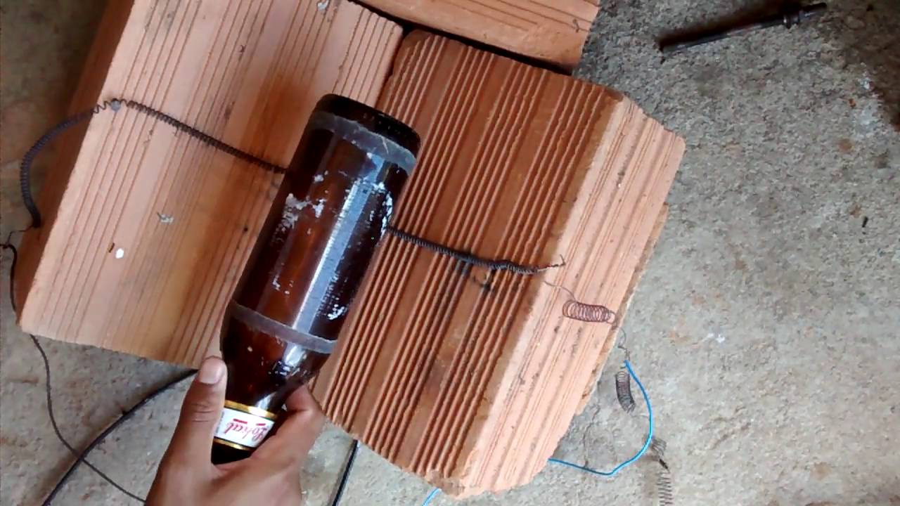 como cortar garrafa de vidro com 2 resistência de chuveiro em 110 ou 220