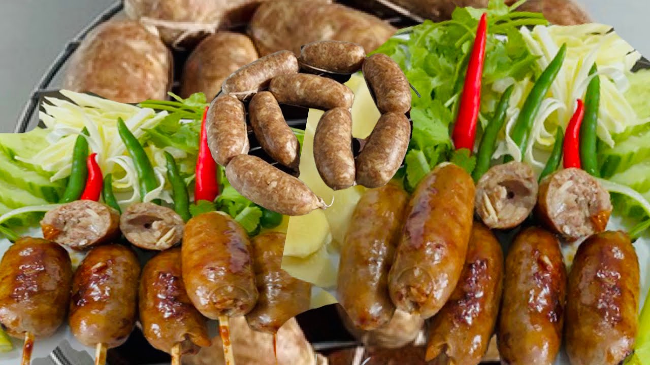 ไส้กรอกอีสาน/ไส้กรอกแหนม ทำครั้งแรกอร่อยเกินคาด 
