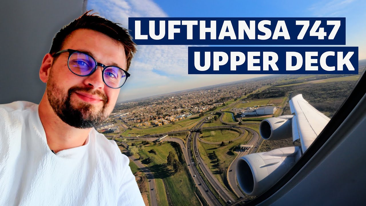 Lufthansa Business Class in the Boeing 747 UPPER DECK from Buenos Aires to Frankfurt
