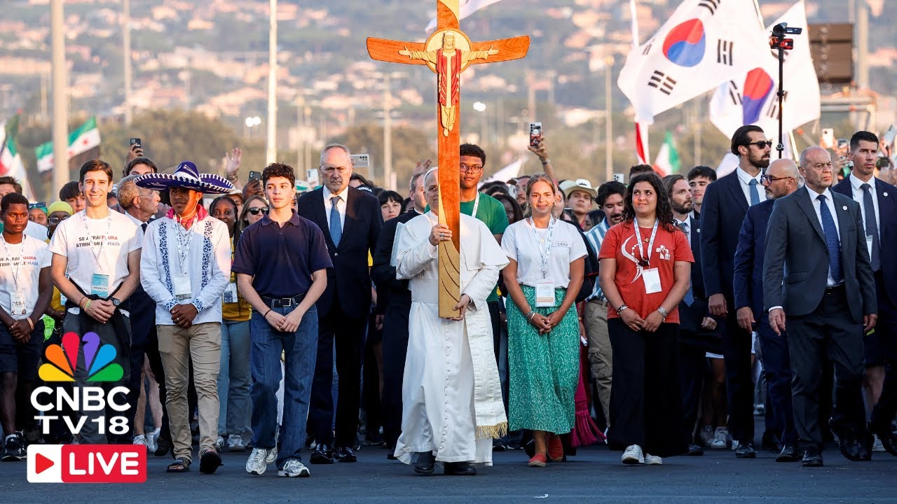 Vatican LIVE: Tens of Thousands of Catholics at Vatican’s Jubilee of Youth | Pope Leo Mass | N18G