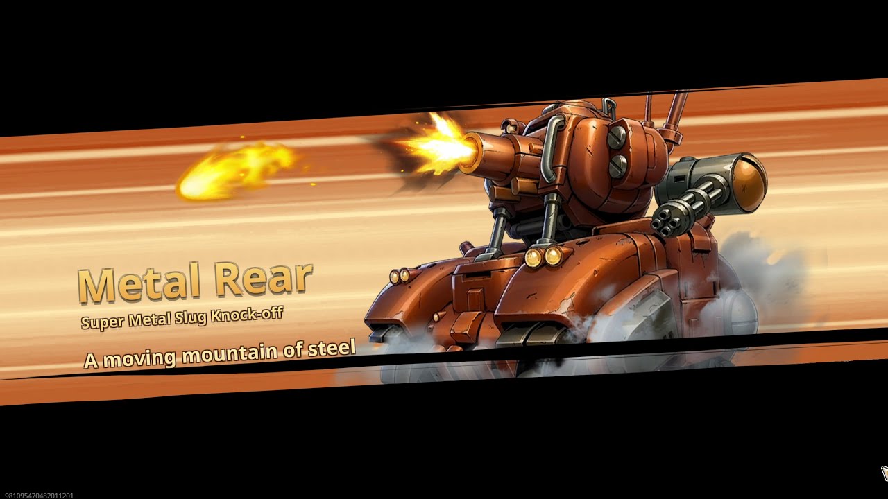 Metal Slug Awakening 2025 , Metal Rear