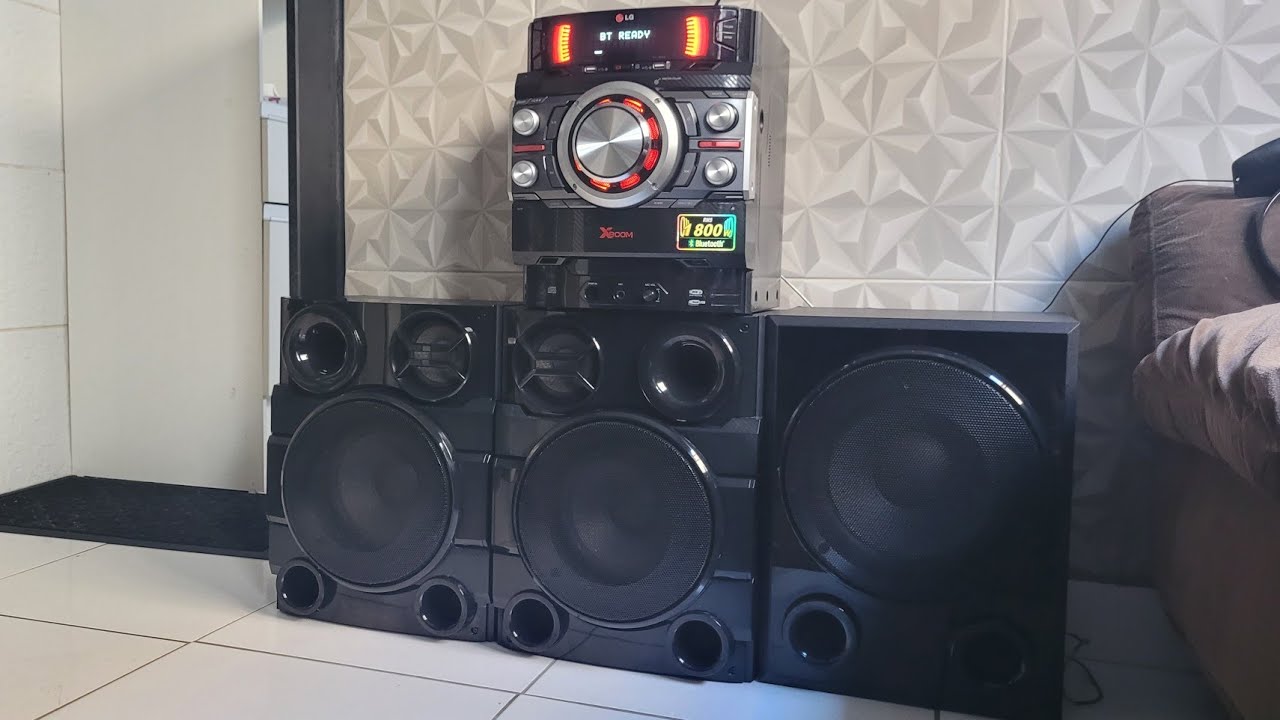 NOVA AQUISIÇÃO 😍 LG XBOOM CM 8440 UM GRAVEZÃOOO ABSURDOOO 😱 USEM FONES !!! 🔈🔉🔊🔥