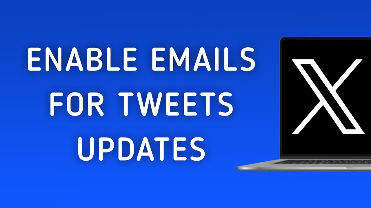 How To Enable Emails For Tweets Updates On X (Twitter) On PC