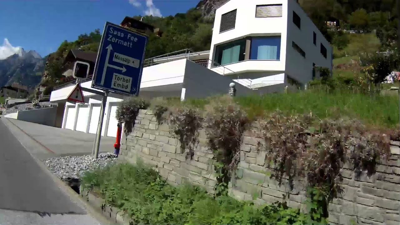 Motorcycle Alps: Visp - Saas Fee