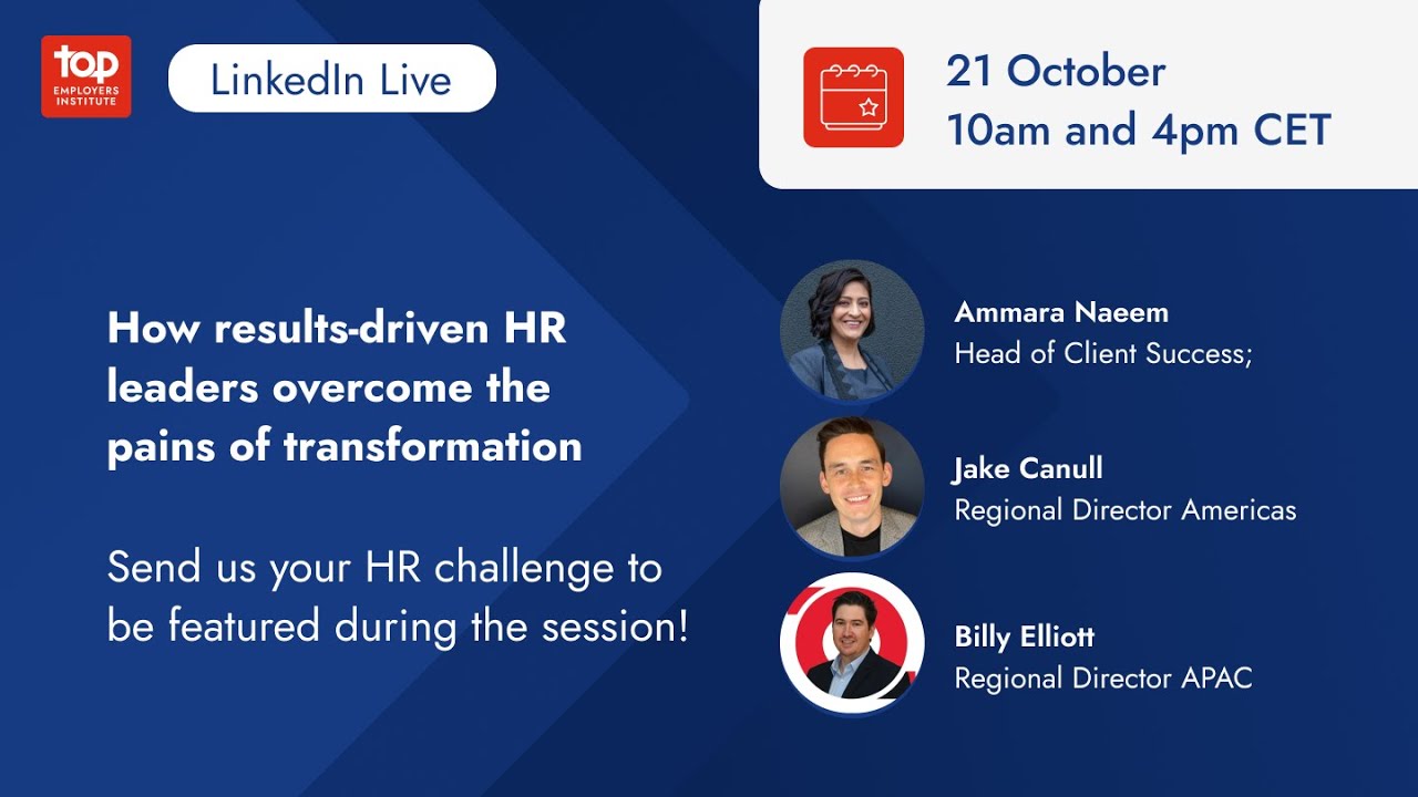 How results driven HR leaders overcome the pains of transformation (PM)