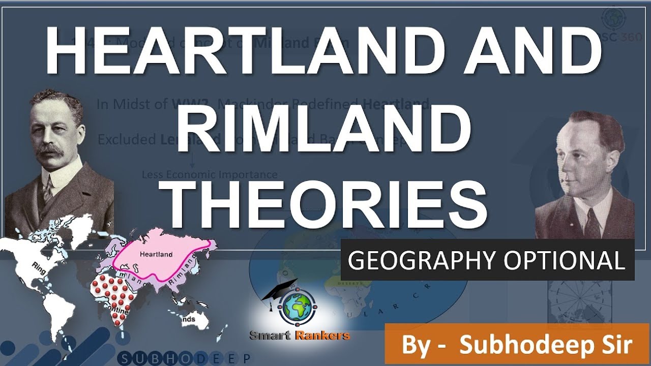 Heartland and Rimland Theories - Mackinder and Spykman | Geography Optional | UPSC , IAS