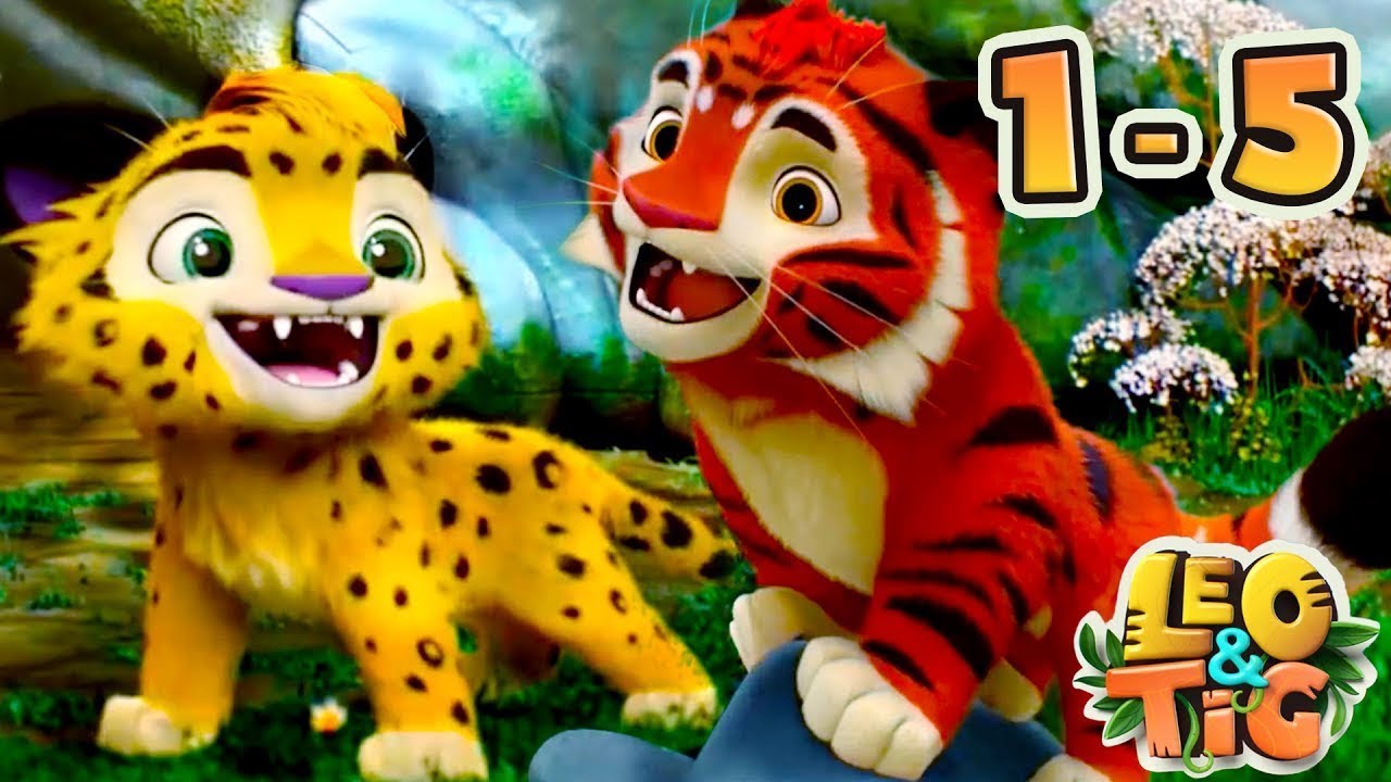 Leo y Tig 🐯🦁 Episodios 1-5 | Toons Mania - Cuentos Infantiles en Español