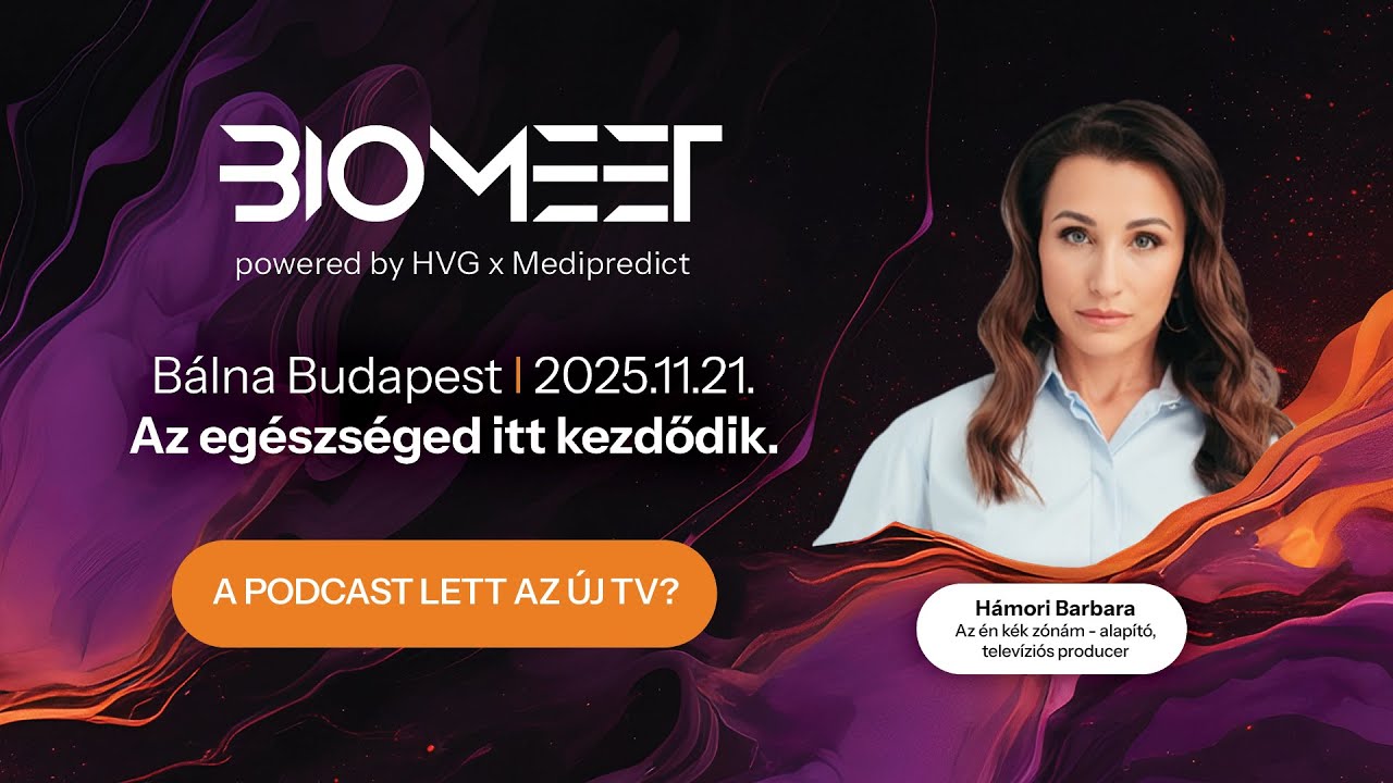 Biomeet 2025 - Hámori Barbara - "A podcast lett az új TV"
