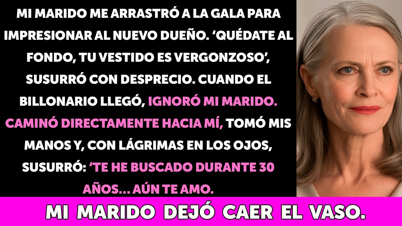 Mi marido me mandó al fondo de la gala, pero el CEO vino directo a mí “Aún te amo