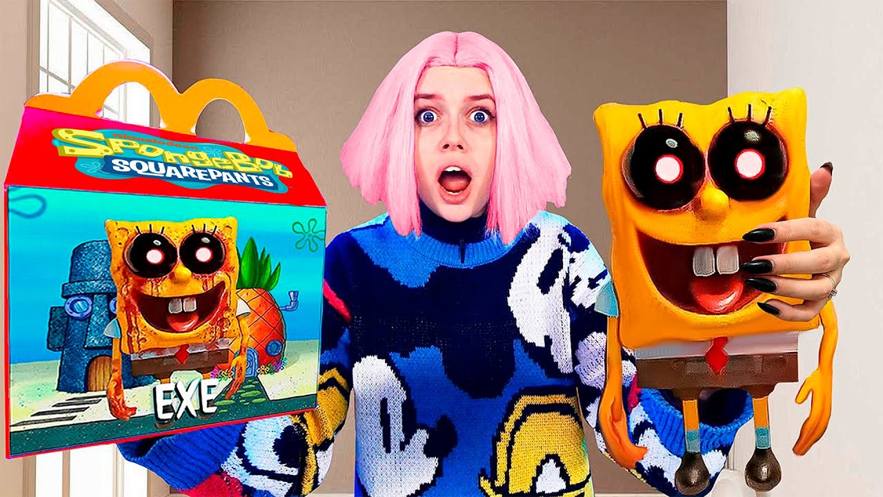 NE JAMAIS COMMANDER LES SPONGEBOB.EXE HAPPY MEAL A 3H DU MATIN!!