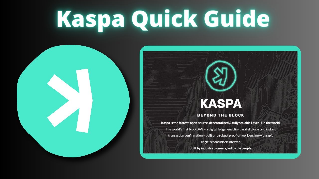 Quick Guide For New Kaspa Holders