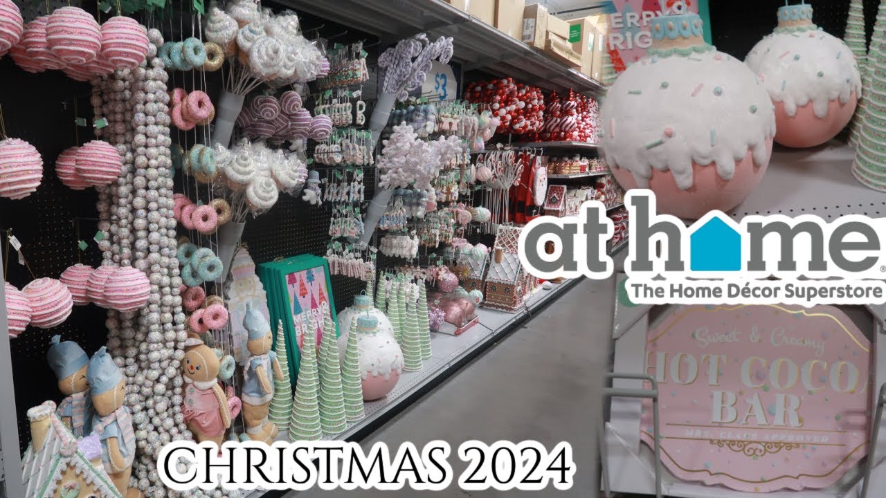 AT HOME STORE * 2024 GINGERBREAD DECOR & MORE