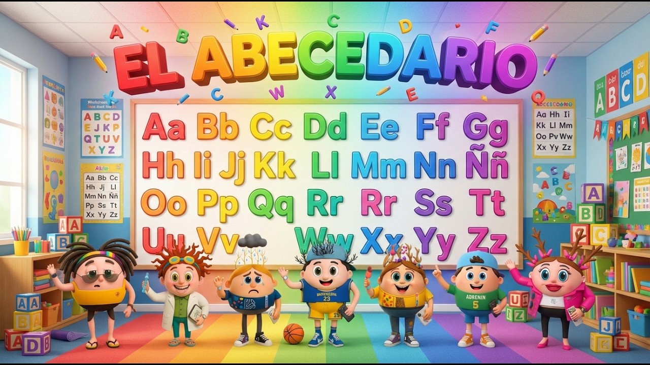 🔤 ¡EL ABECEDARIO COMPLETO! 🔤 | Aprende las 27 Letras Cantando | NeurolandY