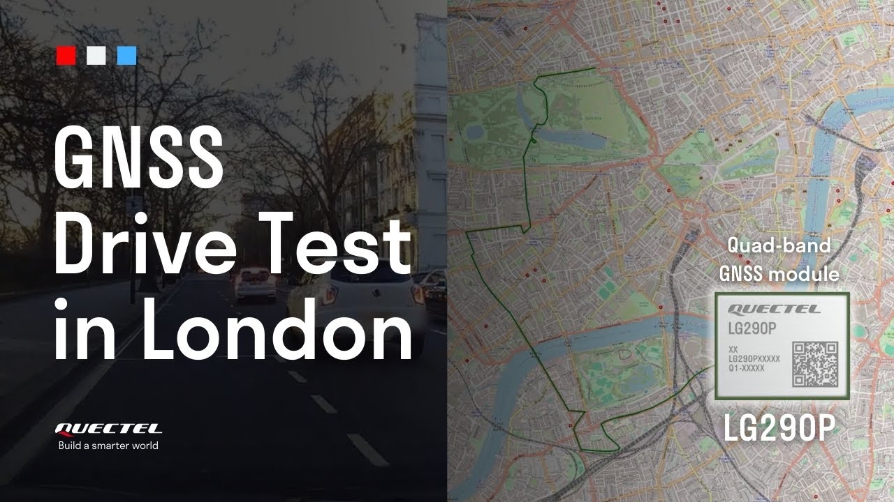 GNSS Drive Test in London (LG290P)