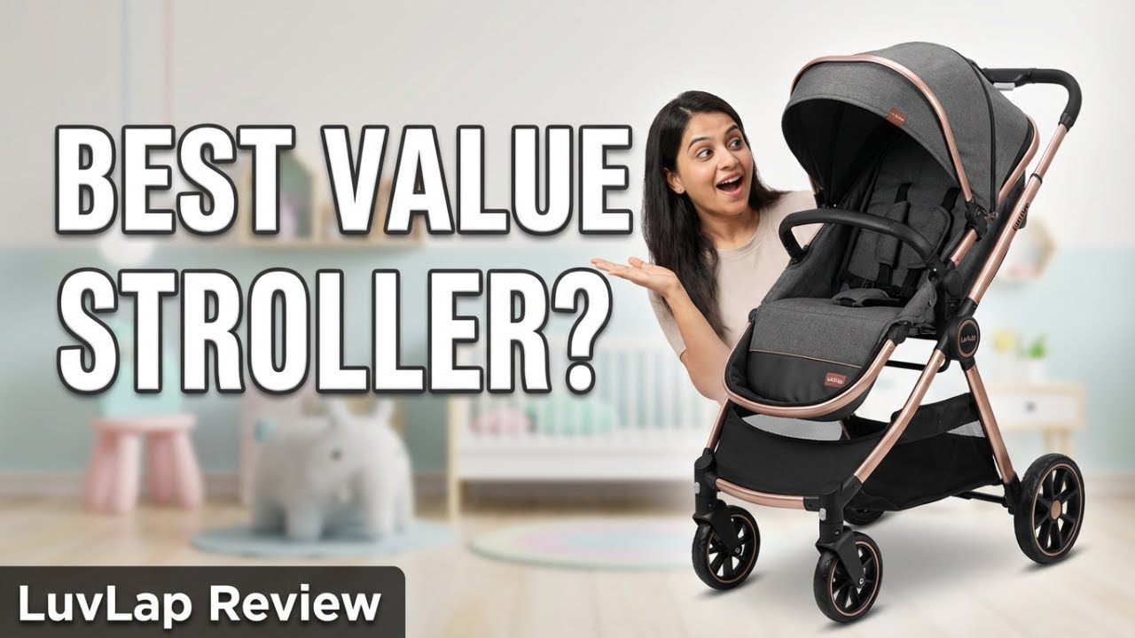 LuvLap Alpha Baby Stroller Review - CHEAPEST Stroller with the MOST FEATURES !