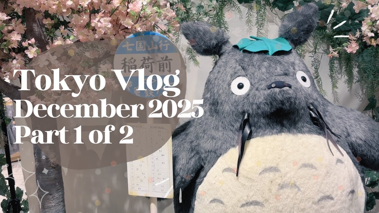 Видеоблог из Токио, декабрь 2025 года. Часть 1 из 2.