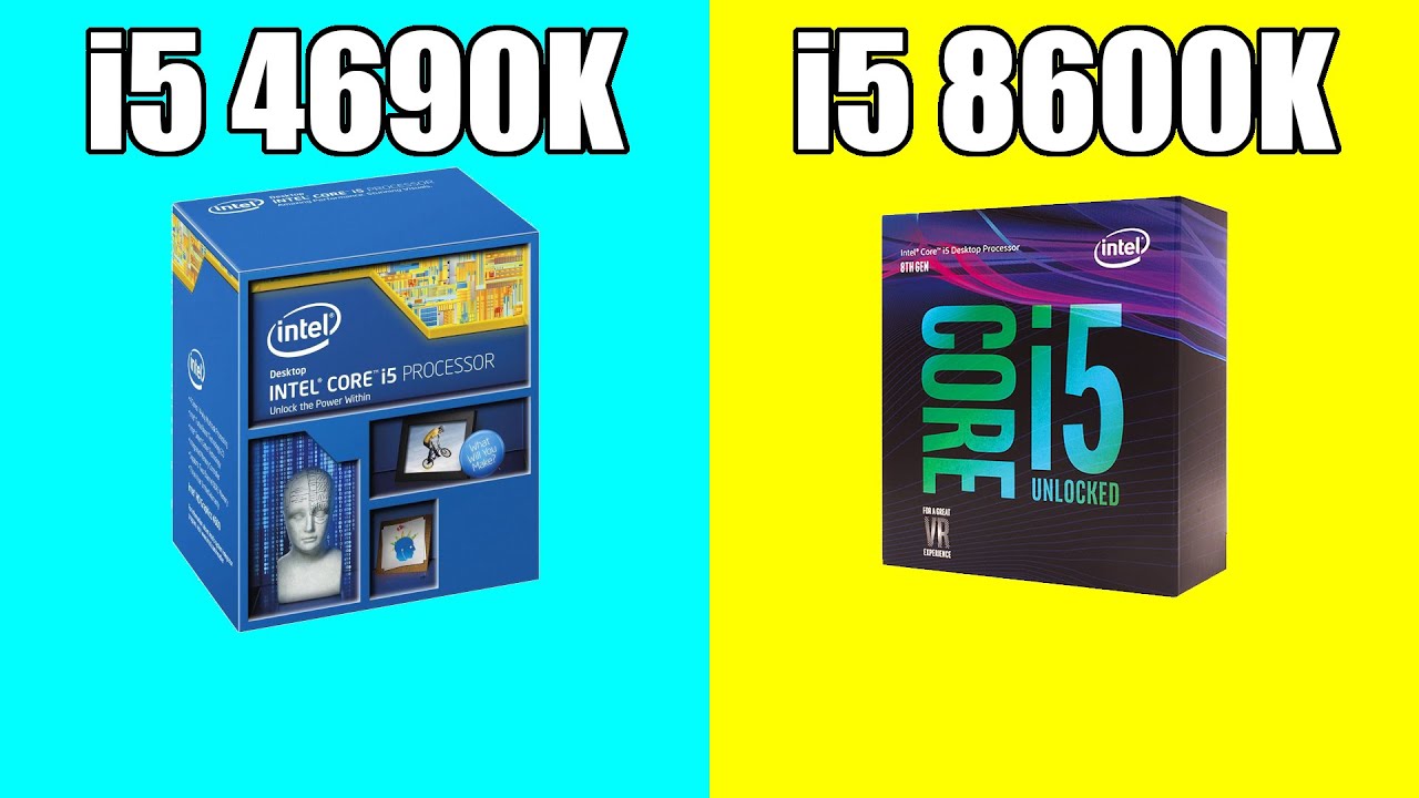 Intel Core i5 4690K vs i5 8600K | Tested in 7 Games
