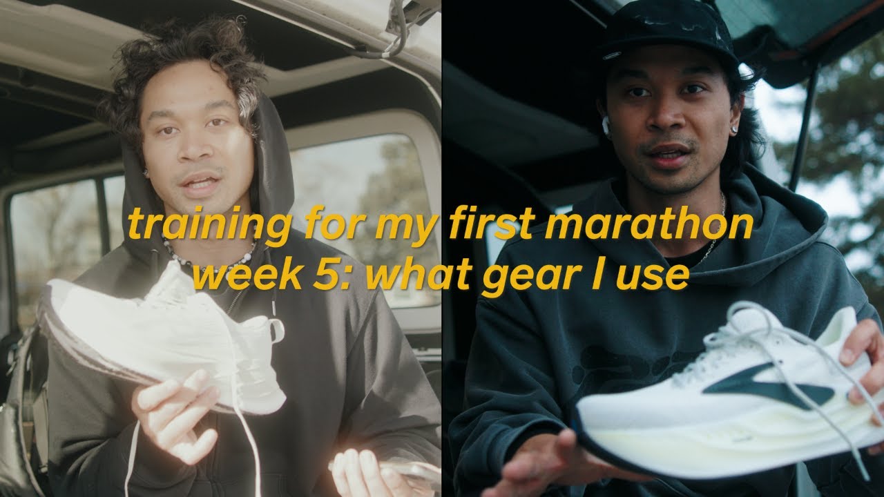 hybrid athlete training for my first marathon week 5 | what gear I use