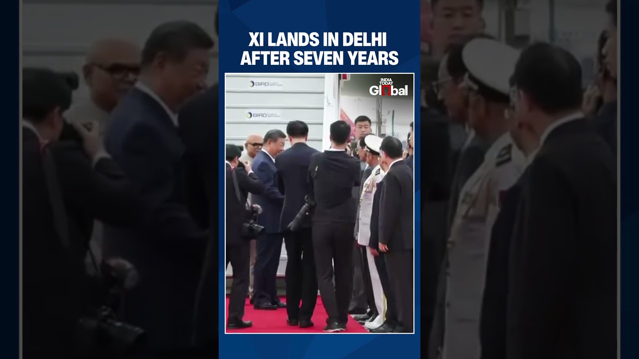 Xi Jinping Arrives In Delhi After Seven Years For BRICS | Modi-Xi Meet Today #breaking #xijinping