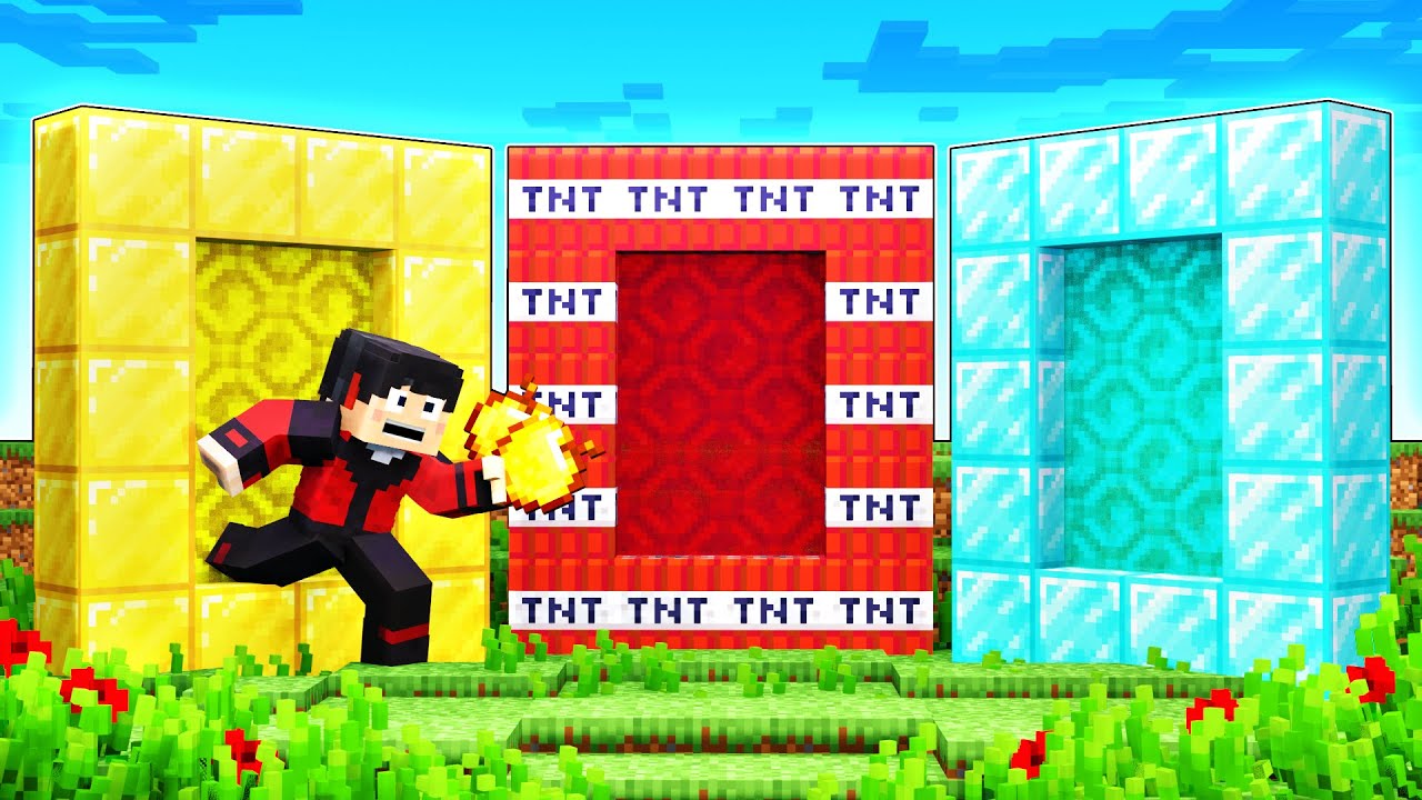 ENCONTRÉ LOS PORTALES MÁS PODEROSOS!! 🔥🤣 | Minecraft