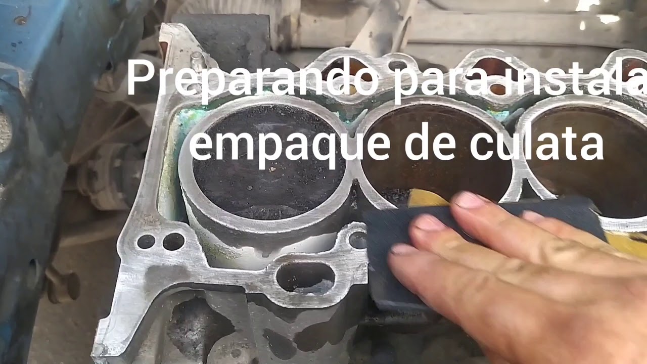 Cambio empaque culata motor 1NZ