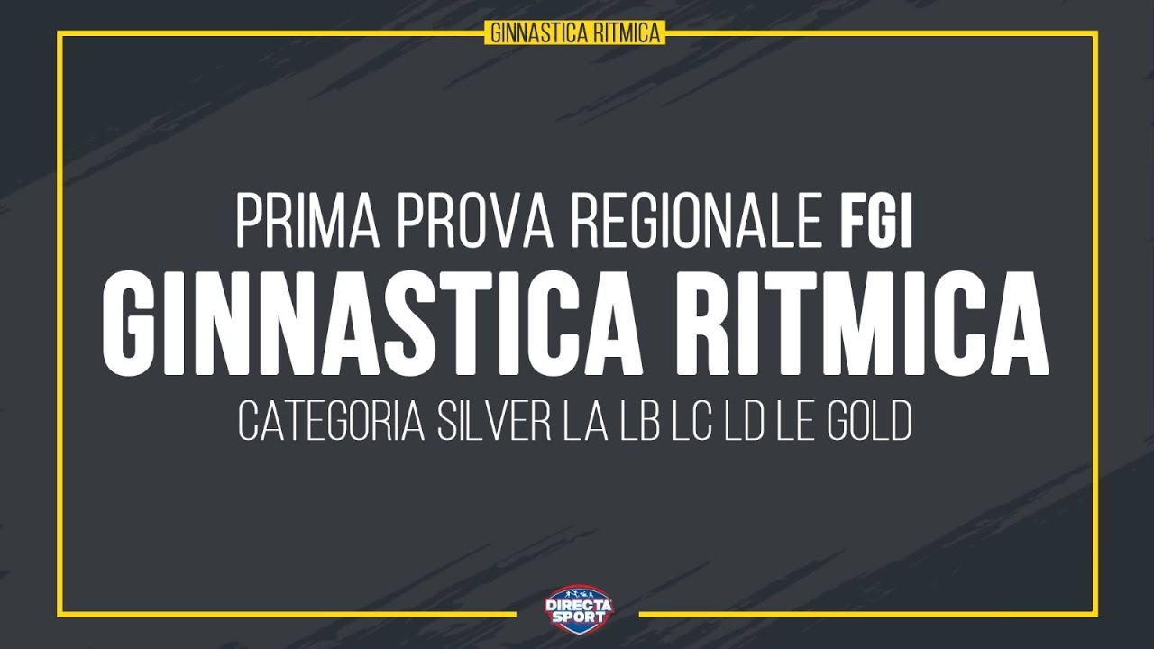 Ginnastica Ritmica - 1&deg; Prova Regionale FGI