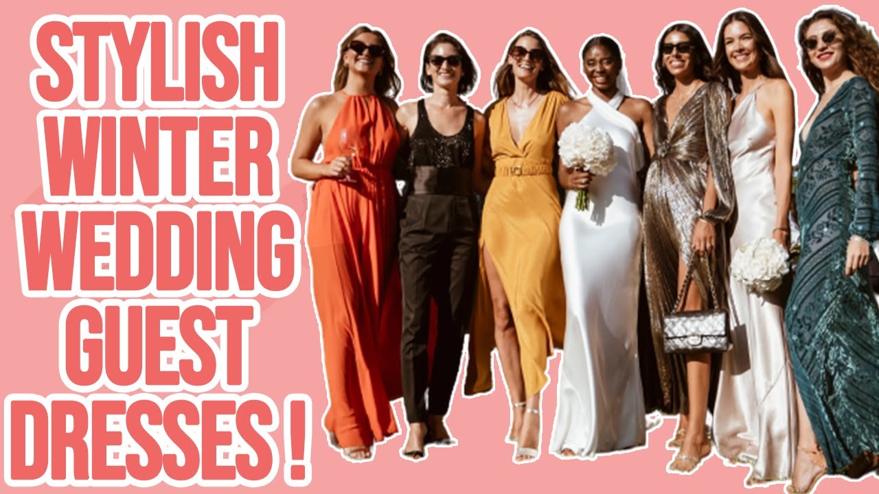 Stylish Winter Wedding Guest Dresses!