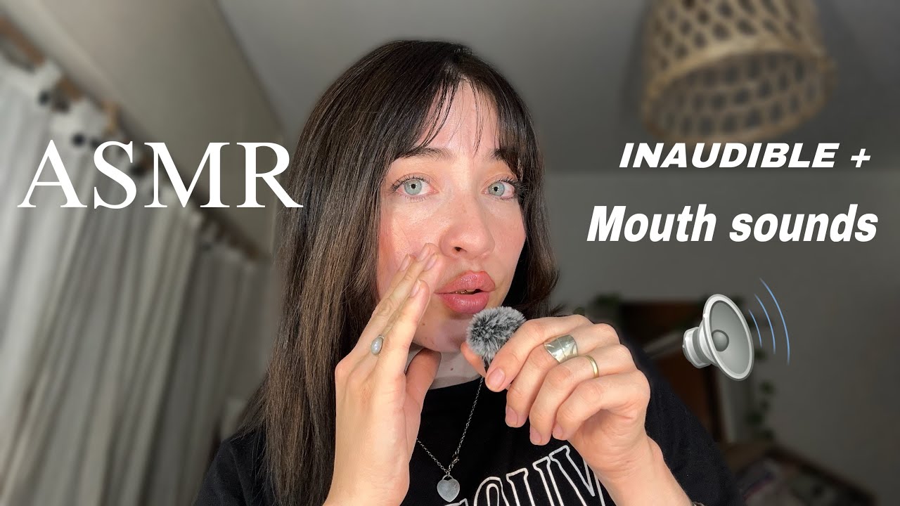 ASMR - Mouth sounds + INAUDIBLE 🤤🤯 relajate con estos sonidos