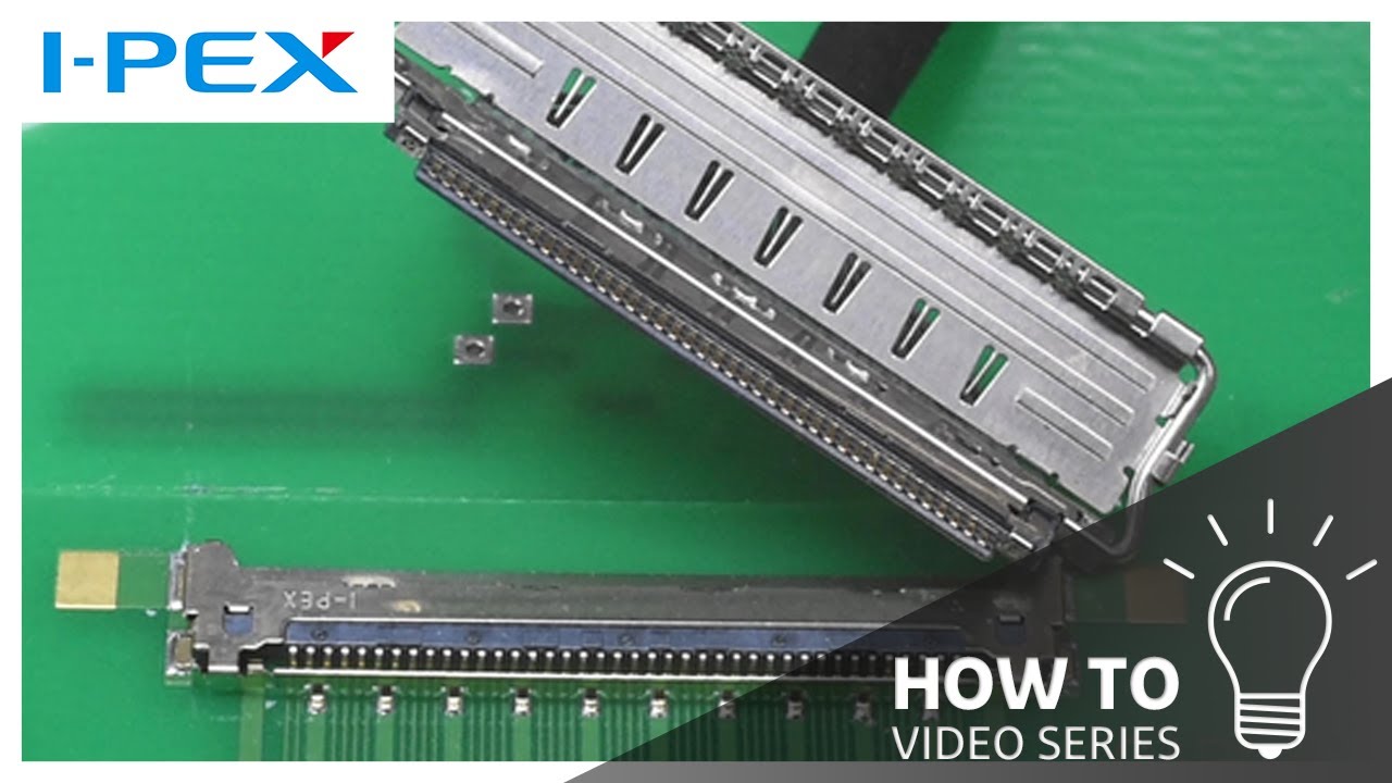How to Operate CABLINE®-CA II / Micro-Coaxial Cable Connector / I-PEX