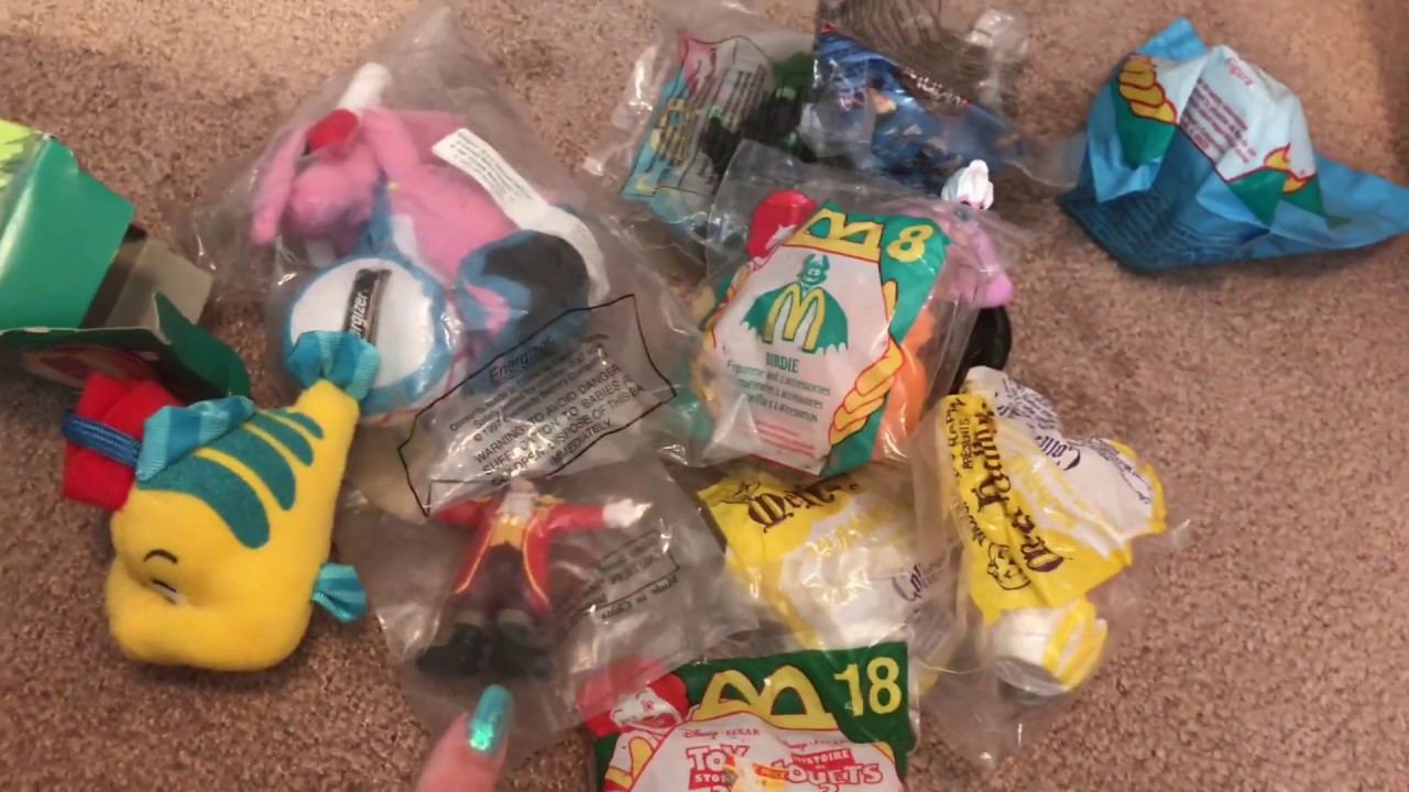 Estate Sale Haul - Vintage McDonalds Happy Meal Toys, lots of Disney toys
