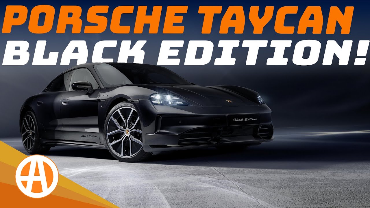Porsche Taycan Black Edition Adds Range & Power as Standard Kit