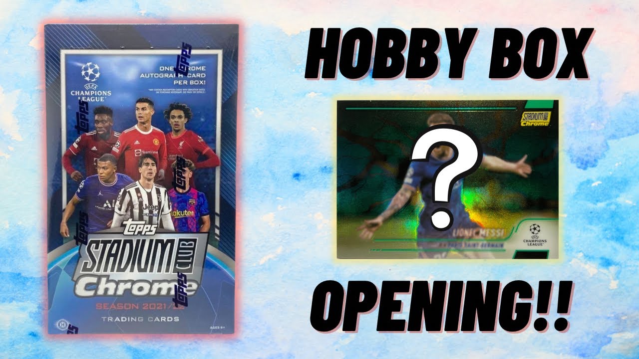 HUGE NUMBERED HIT! Topps Stadium Club Chrome UCL 2021/22 hobby box opening!