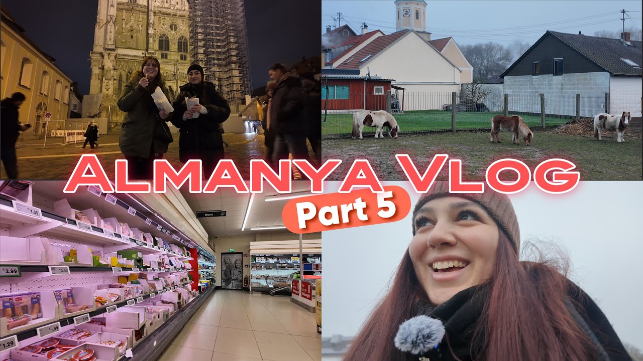 Üşümeyi ssseviyorum desem.. yalan olur | Almanya Vlog Part 5