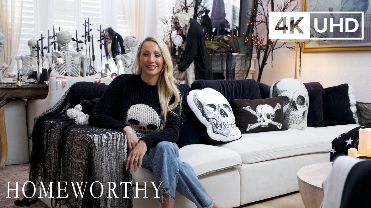 A California Home Transformed for Halloween | HOUSE TOUR | 4K