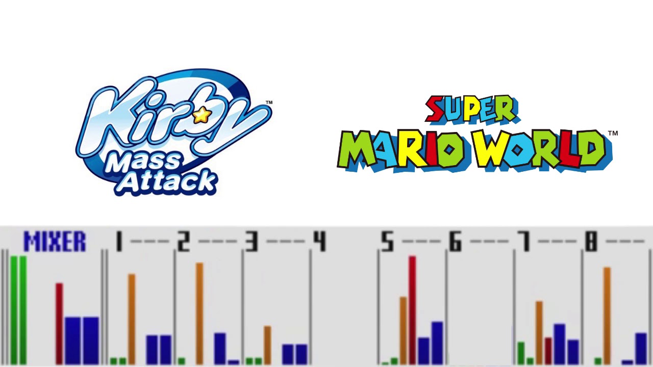 Kirby Mass Attack - Meadow Breeze (Super Mario World Arrange) [SNES SPC700]