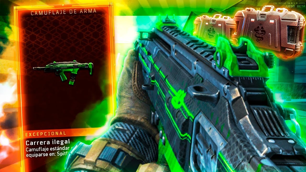 EL UNICO CAMO EXCEPCIONAL DE BLACK OPS 4 *CARRERA ILEGAL*