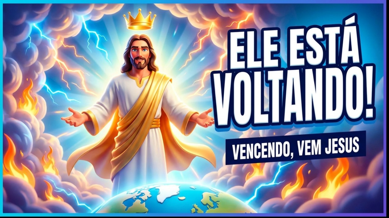 🔥 Vencendo, Vem Jesus 🌩️👑 Ele Está Voltando!