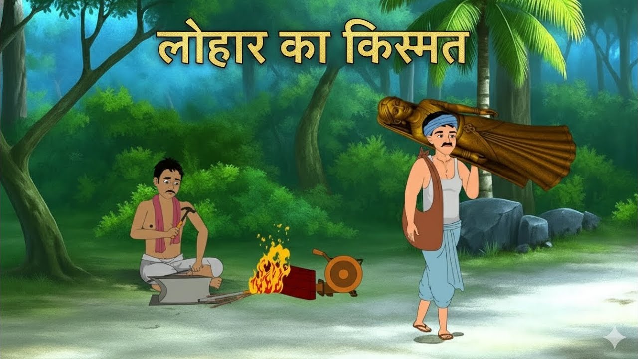 जादुई मूर्ति और लोहार | लालच का नतीजा | Hindi Moral Story