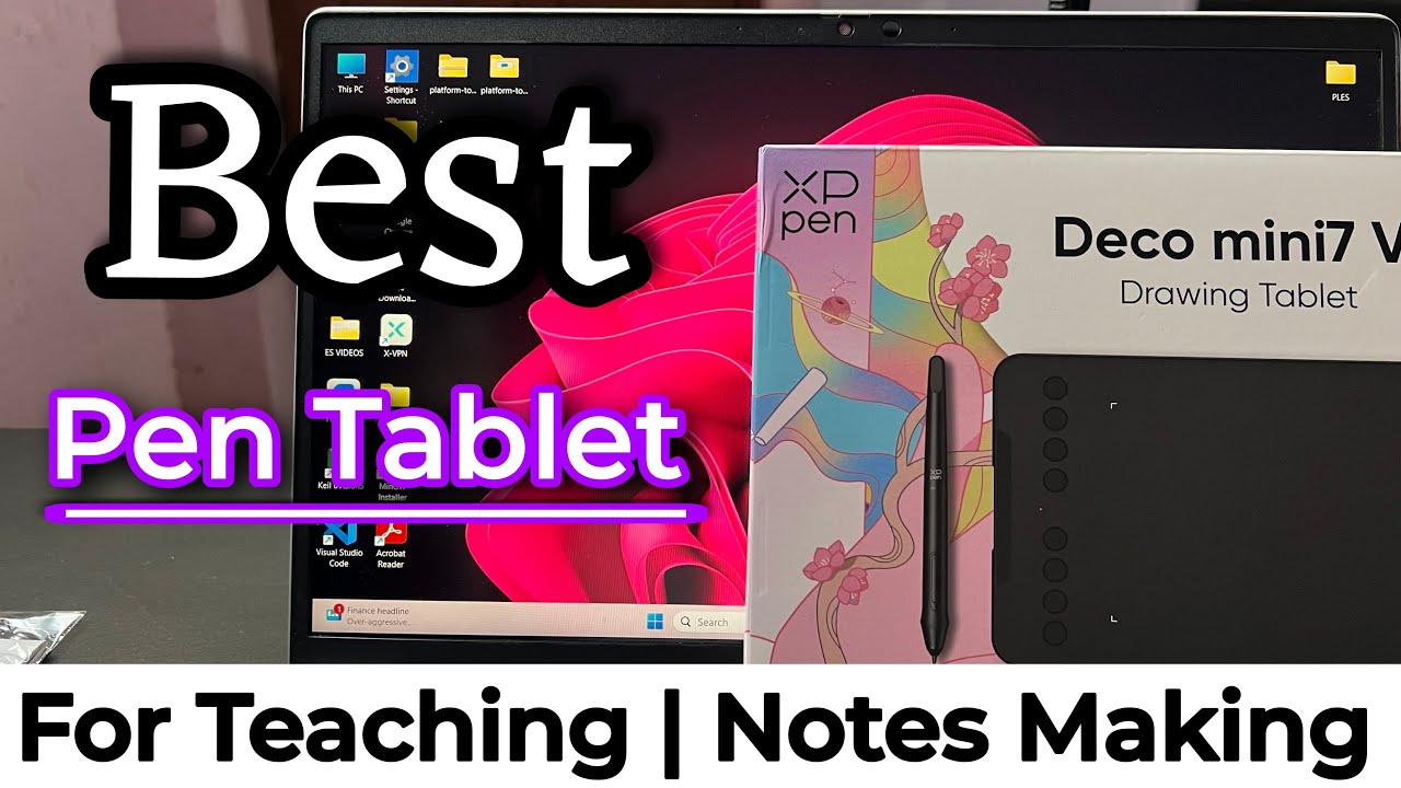Best Pen Tablet For Online Teaching. XP Pen Deco Mini 7 v2