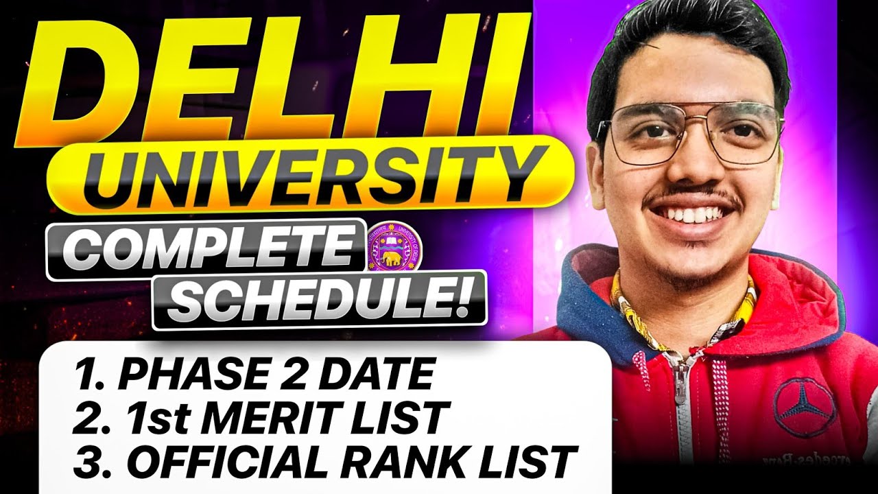 DU Admission Dates OUT😱 | College from 28th July? 🤯