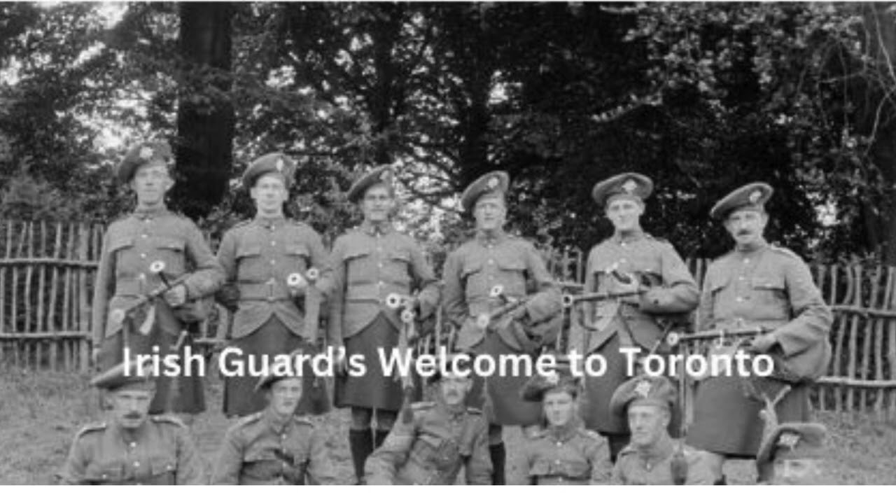 The Irish Guard's Welcome to Toronto & The Dawning of the Day played on the Bagpipe